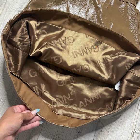 Ganni Patent Mini Dress Size 6 (Euro 36) - Picture 7 of 8